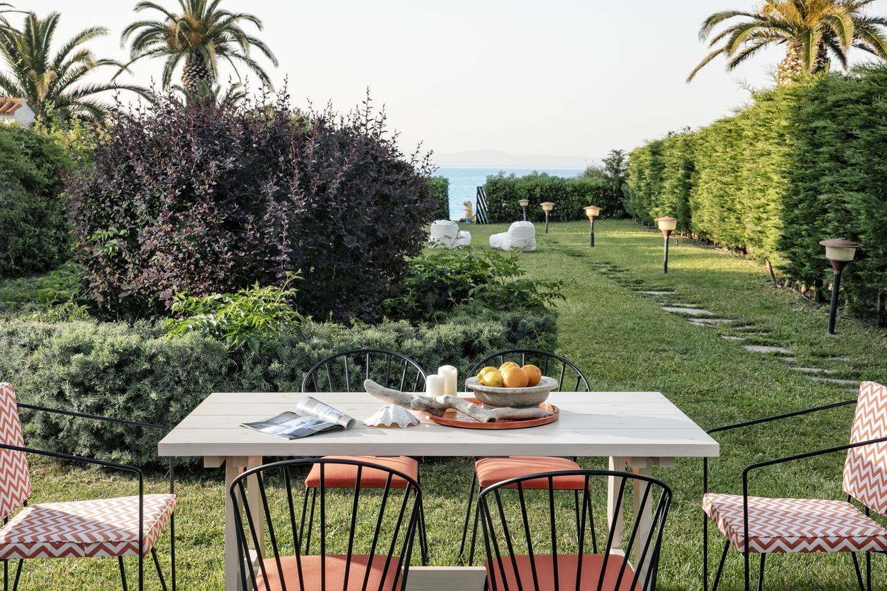 Hestia Beachfront Villa Полихроно Экстерьер фото